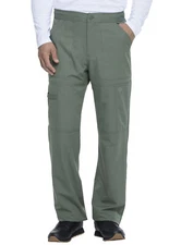 Olive Dickies Scrubs Dynamix Mens Zip Fly Cargo Pant DK110 OLV