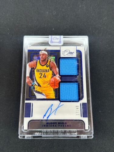 2021-22 Panini One and One Buddy Hield Encased Patch Auto /49 Pacers - Photo 1 sur 2