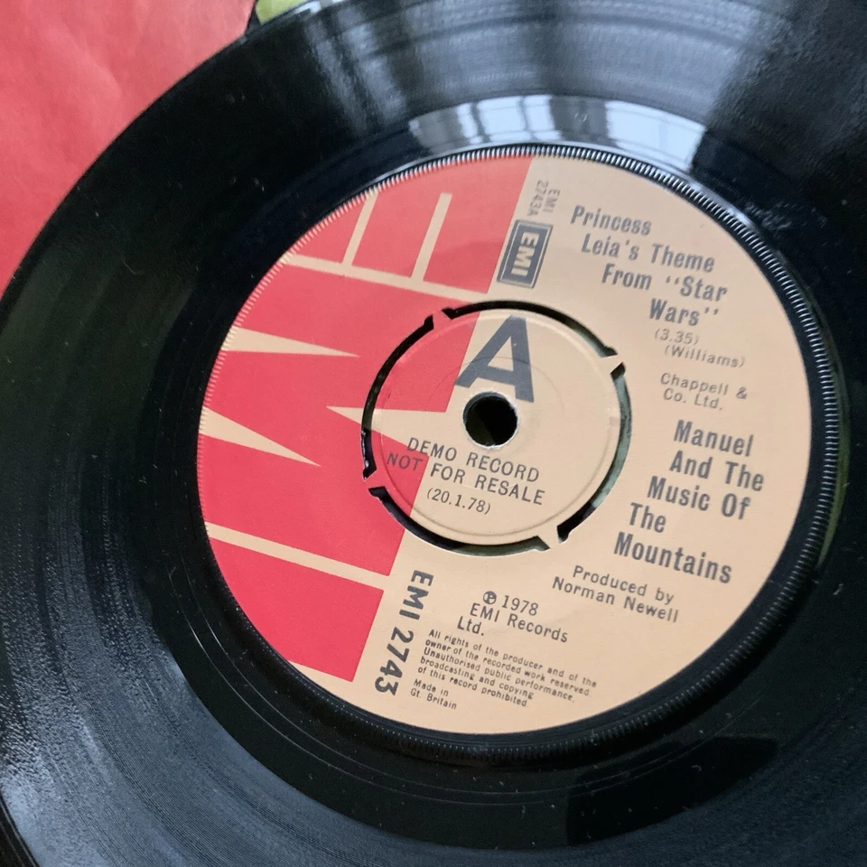 Princess Leias Theme From Star Wars DEMO. John. Williams polydor 1978 - Image 2 of 4