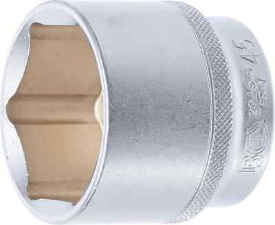 BGS Nuss 46 mm  1/2''  Steckschlüssel 6-Kant Sechkant Antrieb mit Rändelung