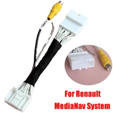 24 Pin Rear View Reverse Camera Adapter Wire Cable For Renault MediaNav System