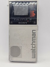 TV portátil vintage Sony Watchman FD-20A en blanco y negro - Probado
