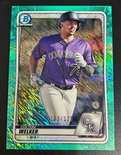 2020 Bowman Chrome Prospects Aqua Shimmer Refractor #BCP-87 Colton Welker /125