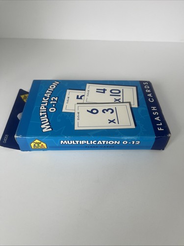 Juego Completo de Tarjetas Flash Multiplicación 0-12 Publicado por School Zone  - Imagen 4 de 9