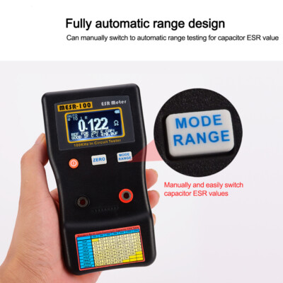 New Fully Automatic Range MESR-100 High Precision Capacitance Resistance Tester