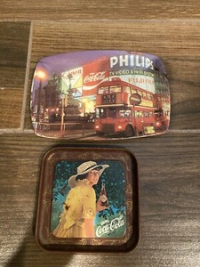 Mini Coca Cola Vintage Mini Trays ~ Piccadilly Circus Trinket Tray
