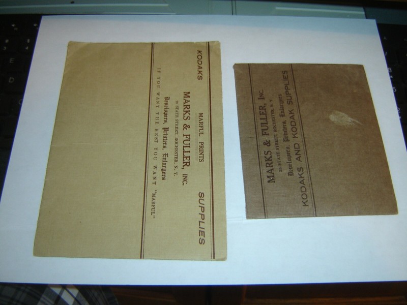 Rochester, NY Two Vintage Marks & Fuller, Inc ,  envelopes