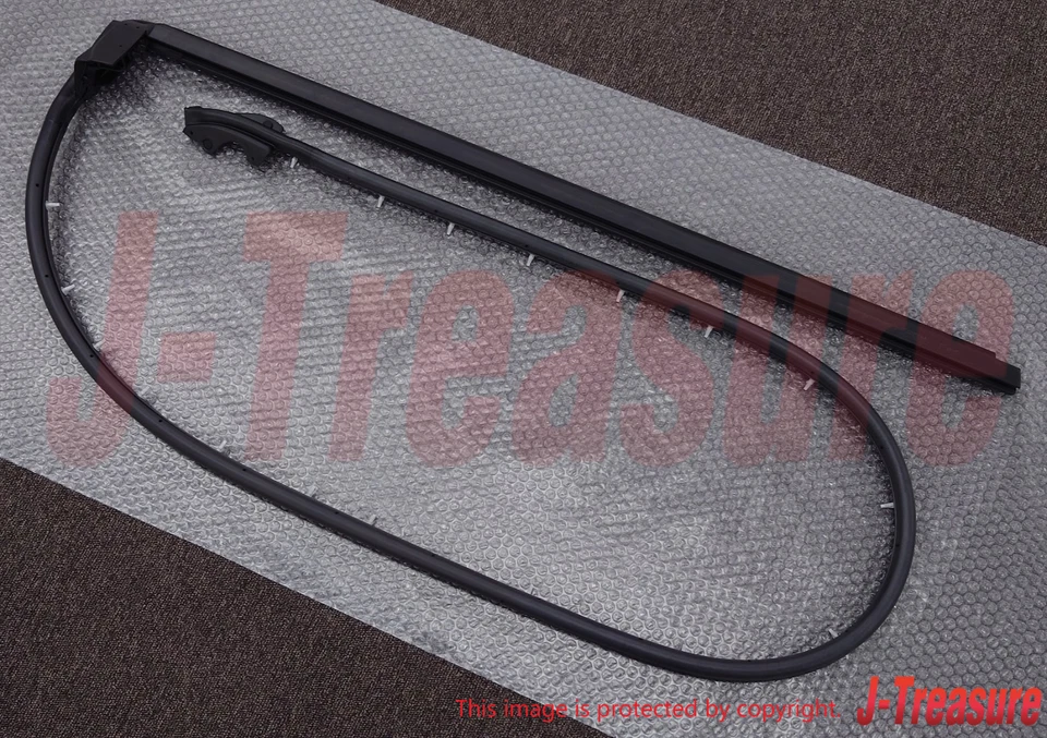 NISSAN GT-R R35 2009-2021 Genuine Front Door Weatherstrip LH 80831-62B0A OEM - Image 3 of 4
