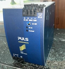 PULS QS20-241 Power Supply 20A 24V Input: 100-240 AC Output: 24-28. Untested. K2