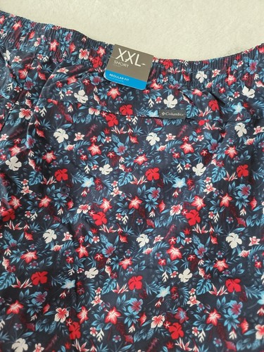 Columbia Short Court Shorts Women’s XXL Reg Fit Floral 5" Inseam Athletic Sport - Picture 4 of 5
