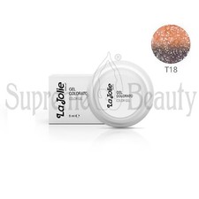 LA JOLIE GEL COLOR UV TERMICI RICOSTRUZIONE UNGHIE NAIL ART ESTETISTA COLORE T18