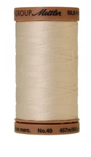 Silk-Finish 40wt Solid Cotton Thread 500yd/457M Muslin # 9135-0778