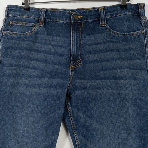 Pantalones de mezclilla tácticos 5,11 40 x 34 azules ajustados rectos multi bolsillo trabajo informal - Imagen 2 de 9