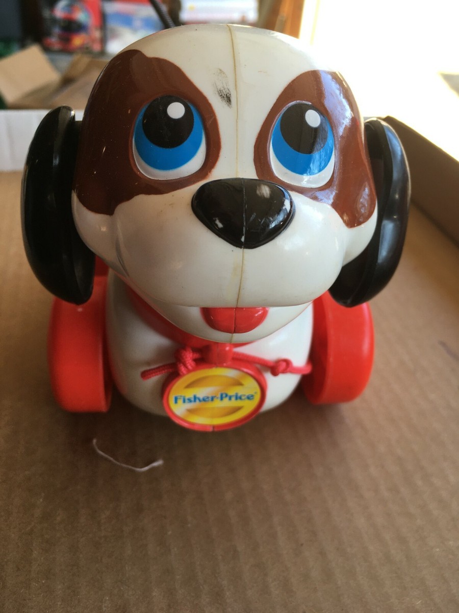 Fisher Price Pull Along Plastic Puppy Pull Toy | eBay