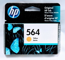 Genuine OEM HP 564 Single Original Yellow Ink Cartridge Expired 2016 - New 