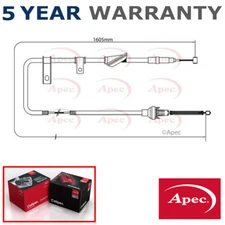 Apec Rear Left Hand Brake Cable Fits Land Rover Freelander 1.8 2.0 TD4