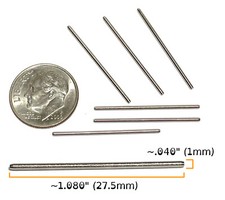 6pc BTO HO Slot Car AURORA AFX Magnatraction X-Traction AW THINNER FRONT AXLE