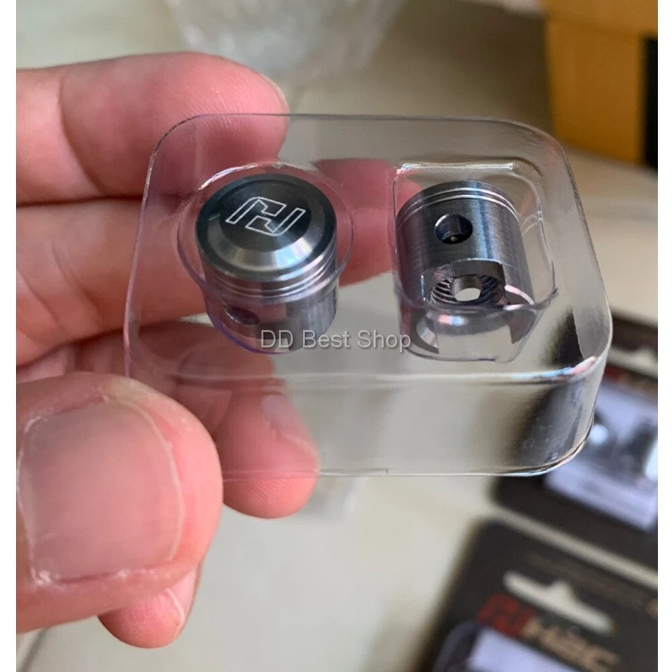 Tire Air Valve Cap H2C Piston type for Car Motorcycle Honda All model Set 2pcs. Foto 4 de 4