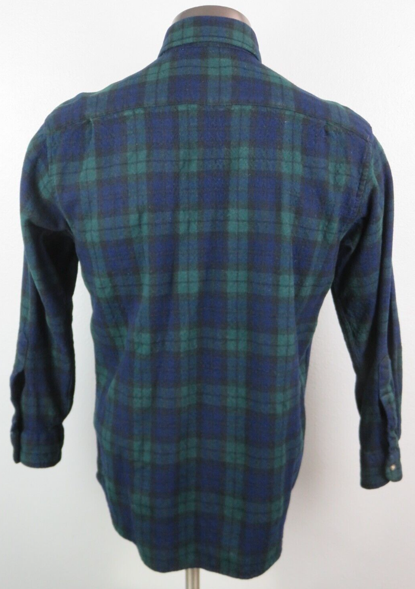 Vintage 70s Pendleton Black Watch Tartan Wool Plaid Flannel Vintage 70s Pendleton Black Watch Tartan Wool Plaid Flannel