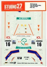 1/24 Studio 27 (ST27-DC186) Impreza WRC "Belgacom" RAC '98
