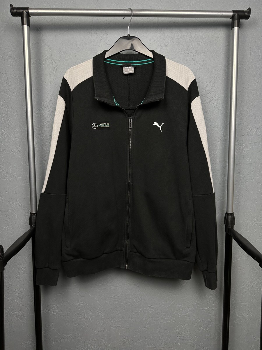 Puma Mercedes Benz AMG Petronas Mens Zip Sweatshirt Hoodie Size