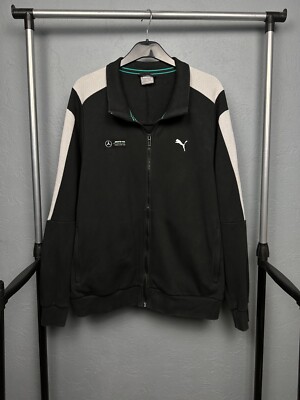 Puma Mercedes Benz AMG Petronas Mens Zip Sweatshirt Hoodie Size