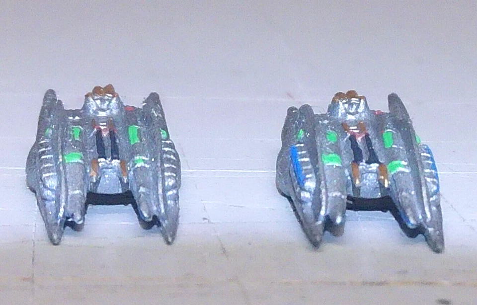 BATTLESTAR GALACTICA THE GAME CYLON HEAVY RAIDER SET #2 (FFG, PLASTIC, PAINTED) - Image 4 of 4