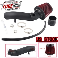 Red Filter Cold Air Intake Kit Black Pipe For 2008-12 Honda Accord 2.4L 8th gen