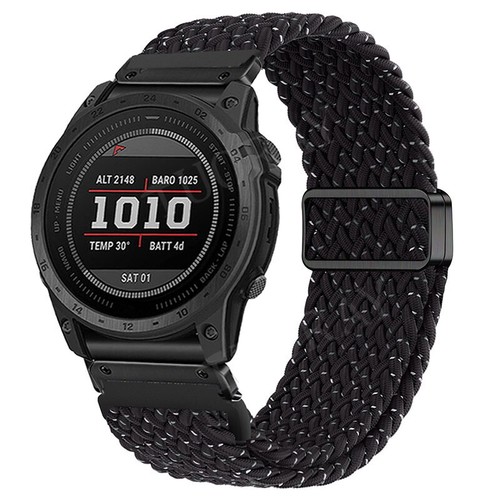 Quickfit Magnetisches Nylon Uhrenarmband Armband für Garmin Fenix E 8 7 6 5 7X 6X 5X 3HR - Bild 41 von 50