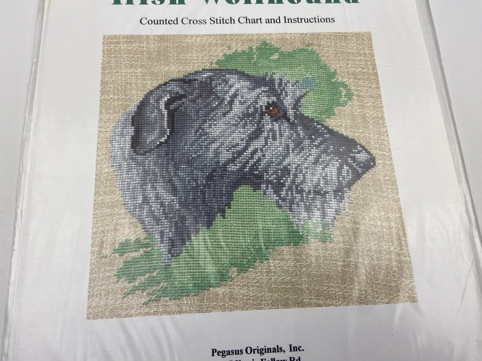 A Pegasus Publication Irish Wolfhound Cross Stitch Pattern Dog - Image 2 of 3