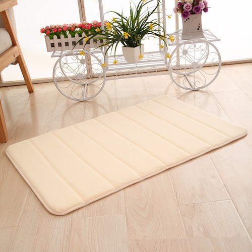 Memory Foam Soft Bath Mat Bathroom Floor Rug Anti-skid Carpet Hot Sale - Imagen 7 de 25