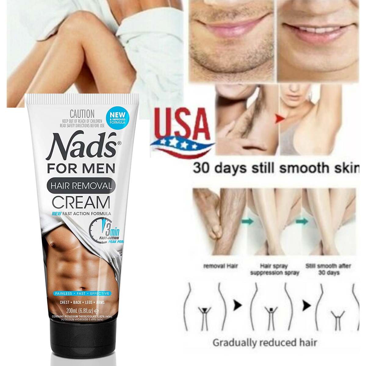 Crema Depiladora Para Depilar De Hombres Mejor Que Cera Quitar