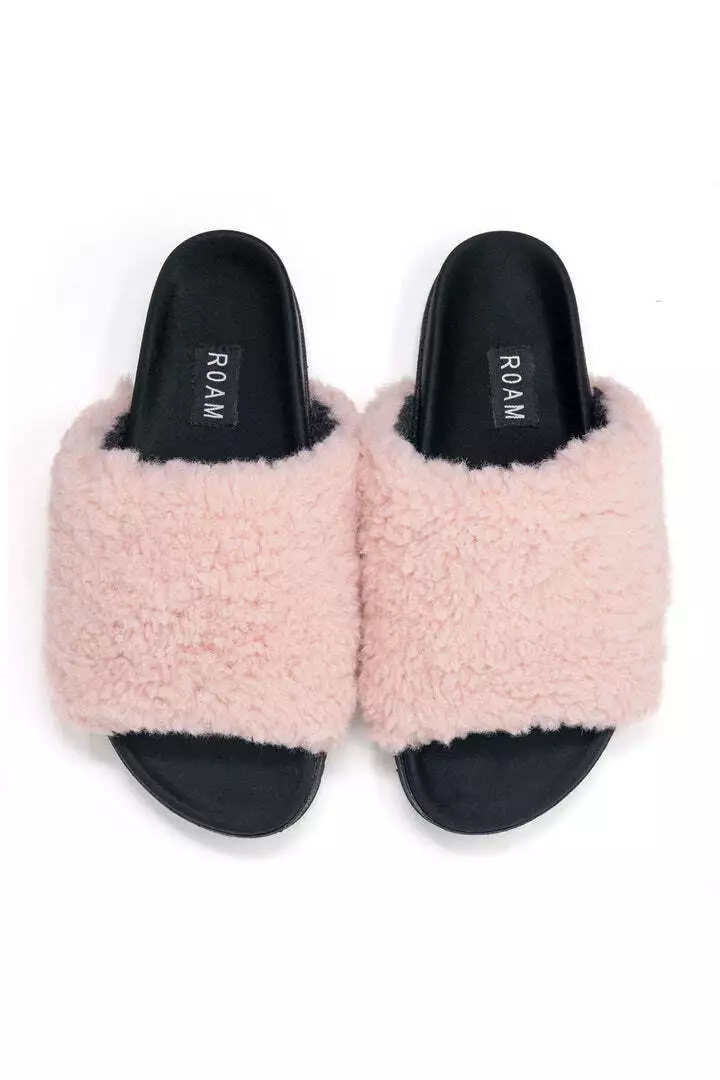 Baby pink shop sliders