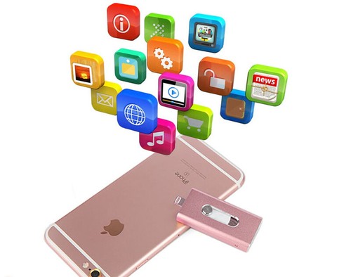 256G 512GB OTG USB iFlash Drive 3in1 Metal Memory U Disk For IOS iPhone iPad PC - Photo 8/17