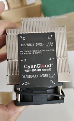 AMD epyc 2U active X 399 H11DSi SP3 TR4 4 heat pipe central processor heat sink 