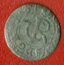 Livonia Sweden Riga Schilling 1665 Latvia 208