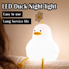 LED Night Light USB Silicone Touch Room Animals Cartoon Kid For Nightlights Lamp