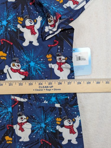 Frosty The Snowman - Women’s - Scrub / Nurse / Hospital Pocket Top - Size 3XL - Picture 13 of 18