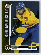 2012-13 In The Game Draft Prospects Robert Hagg Rookie Sweden RC #34