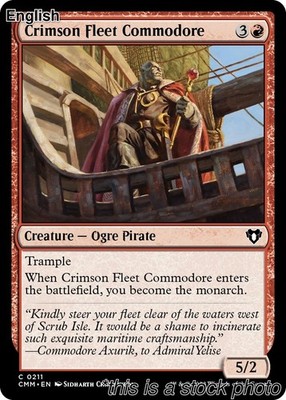 Crimson Fleet Commodore [CMM - 211]