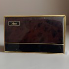 Vintage “More” Cigarette Case Gold Tone Tortoise Shell Look Hard Case Never Used