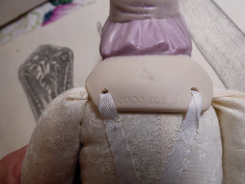 Artists Bisque Parian Seeley Emma Clear Bonnet Head DOLL #637 Lavender Lady EUC - Picture 8 of 9