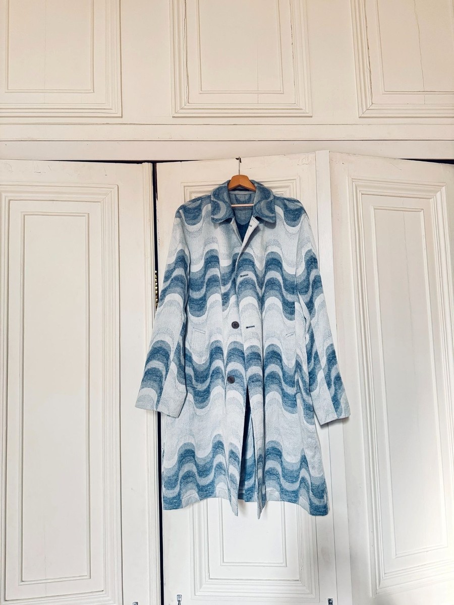 美品 DRIES VAN NOTEN Verner Panton パンツ 48 Dries Van Noten x Verner Panton Spring/Summer 2019 – “Wave Blue