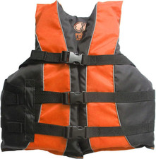Hardcore Life Jacket Paddle Vest; Coast Guard Approved Type III PFD Life Vest Fl