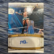 2024 Panini National Treasures WWE Viewpoint Signatures Malik Blade /84