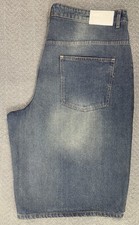 boohooMAN Men's Big  Tall BAGGY Size 44 Jean Shorts with 15.5" Inseam "44x15.5"