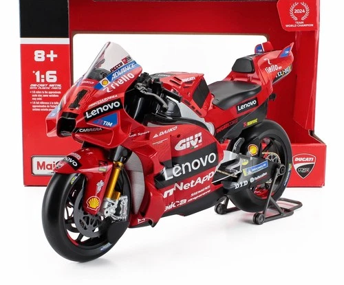 1/6 MAISTO - DUCATI | DESMOSEDICI GP24 TEAM LENOVO N 1 MOTOGP SEASON 2024 FRANCE - Foto 1 di 1