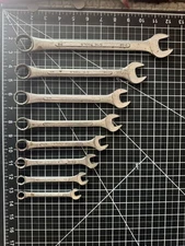 Vintage S-K Tools 8pc SAE Combination Wrench Set – 7/8" to 3/8" – Made in USA