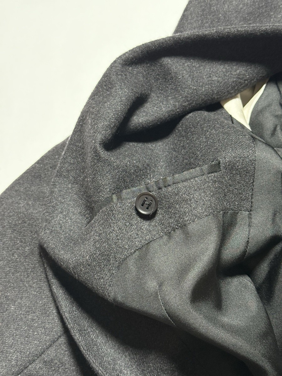 Hermes Martin Margiela Fall 1998 Grey Cashmere Vareuse Suit Jacket