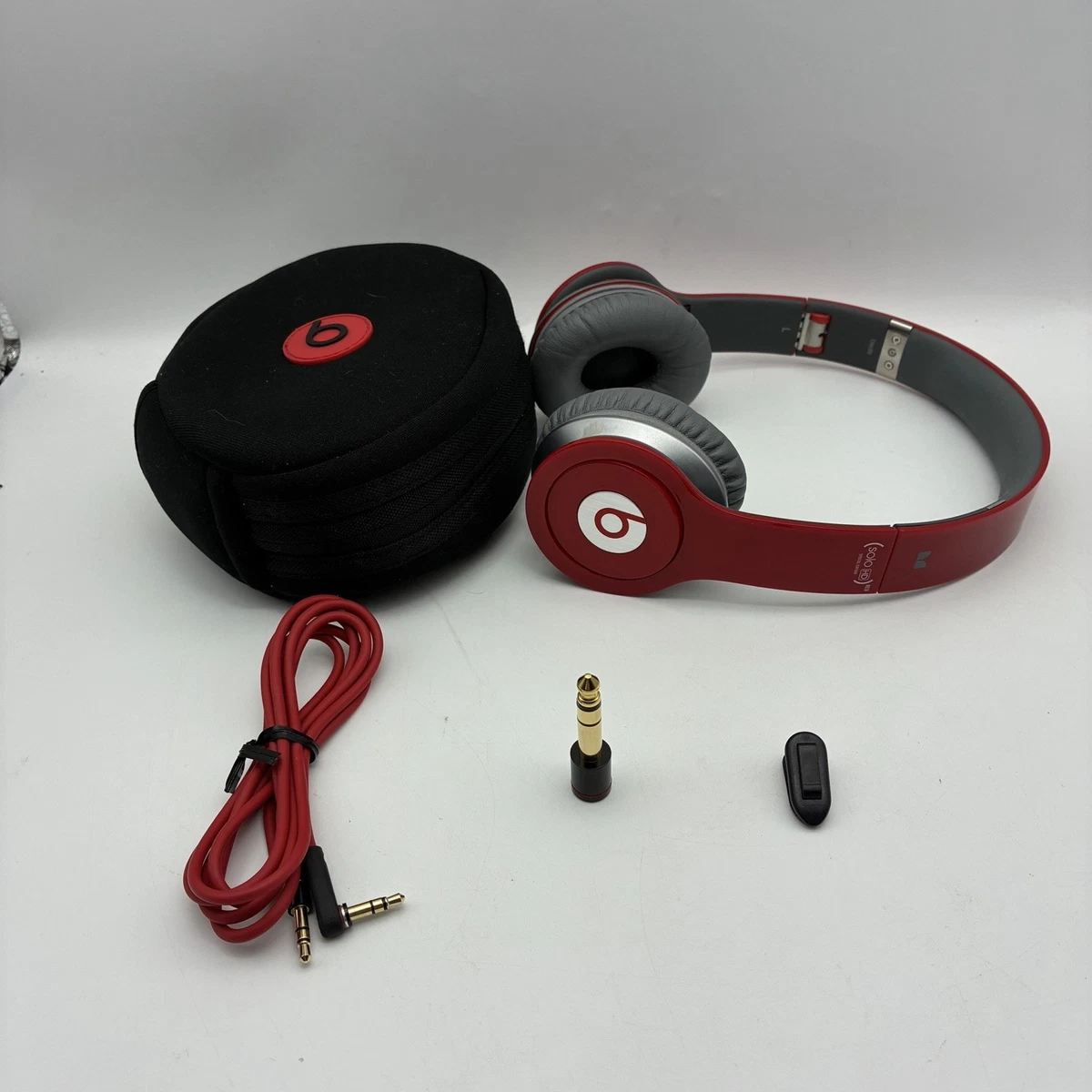 Beats Solo HD ヘッドフォン ブラック/レッド Beats by Dr. Dre Solo HD Red Headphones for sale | eBay